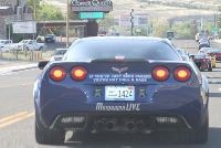 Lanny's Vette in the parade